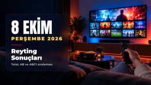 8 Ekim 2026 Perşembe Reyting Sonuçları: Sevdiğim Sensin mi, Güneşin Doğduğu Yer mi?